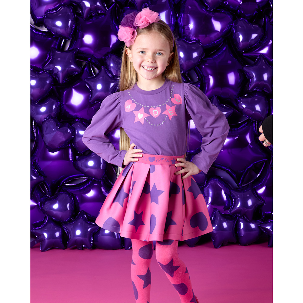 Purple skirt childrens outlet