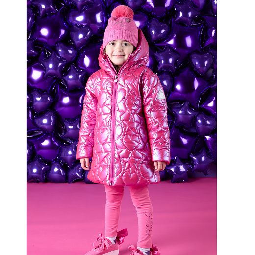 Picture of A Dee Girls Tara Hot Pink Coat