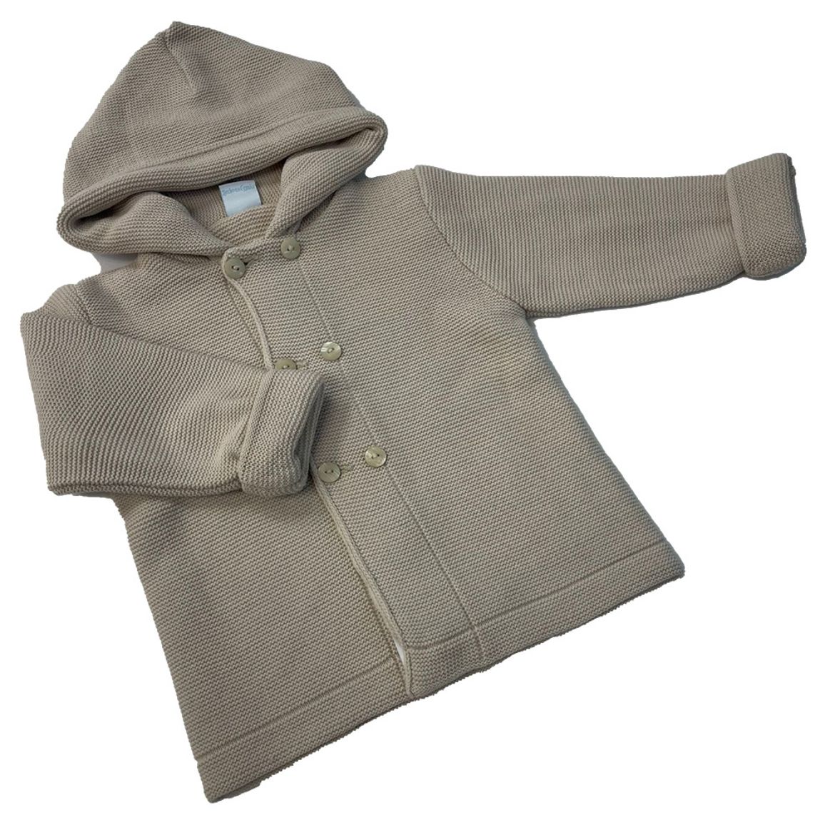 Picture of Granlei Boys Beige Knitted Cardigan