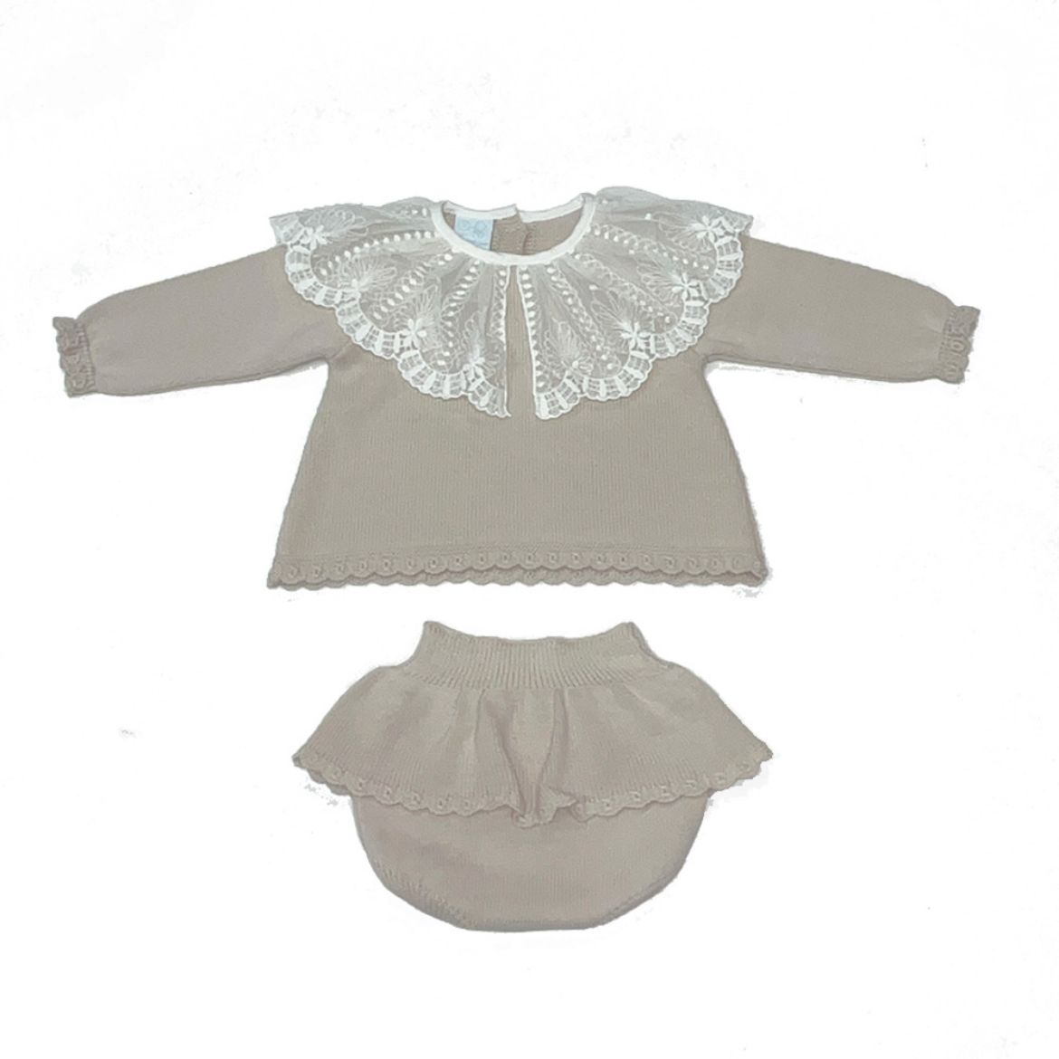 Picture of Granlei Girls Beige Top With Knickers