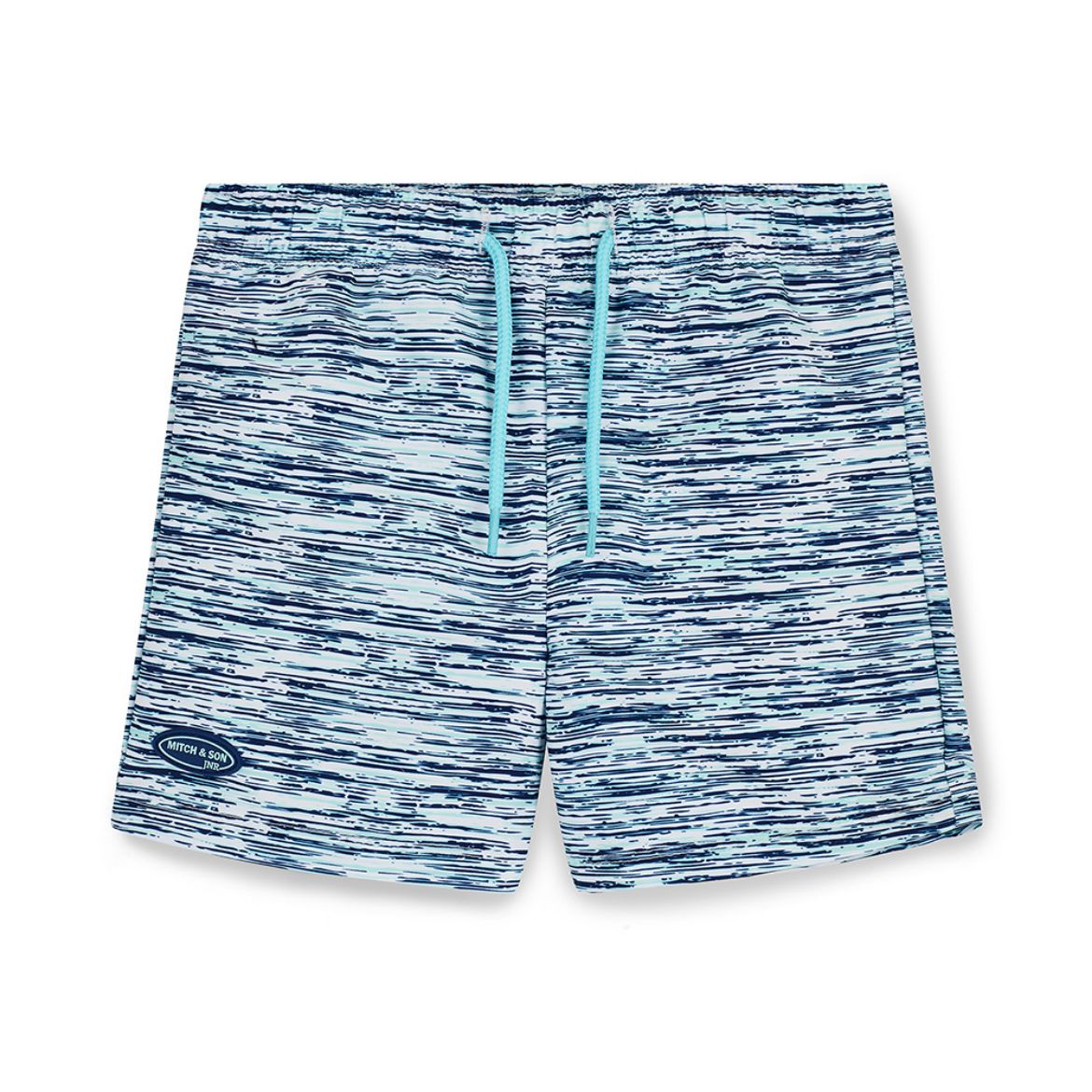 Picture of Mitch & Son Hugo White Space Dye Swim Shorts