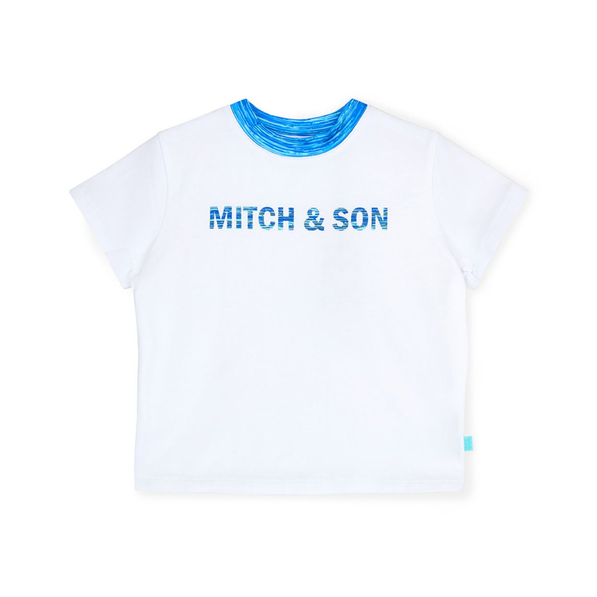 Picture of Mitch & Son Harold White Space Dye T-Shirt