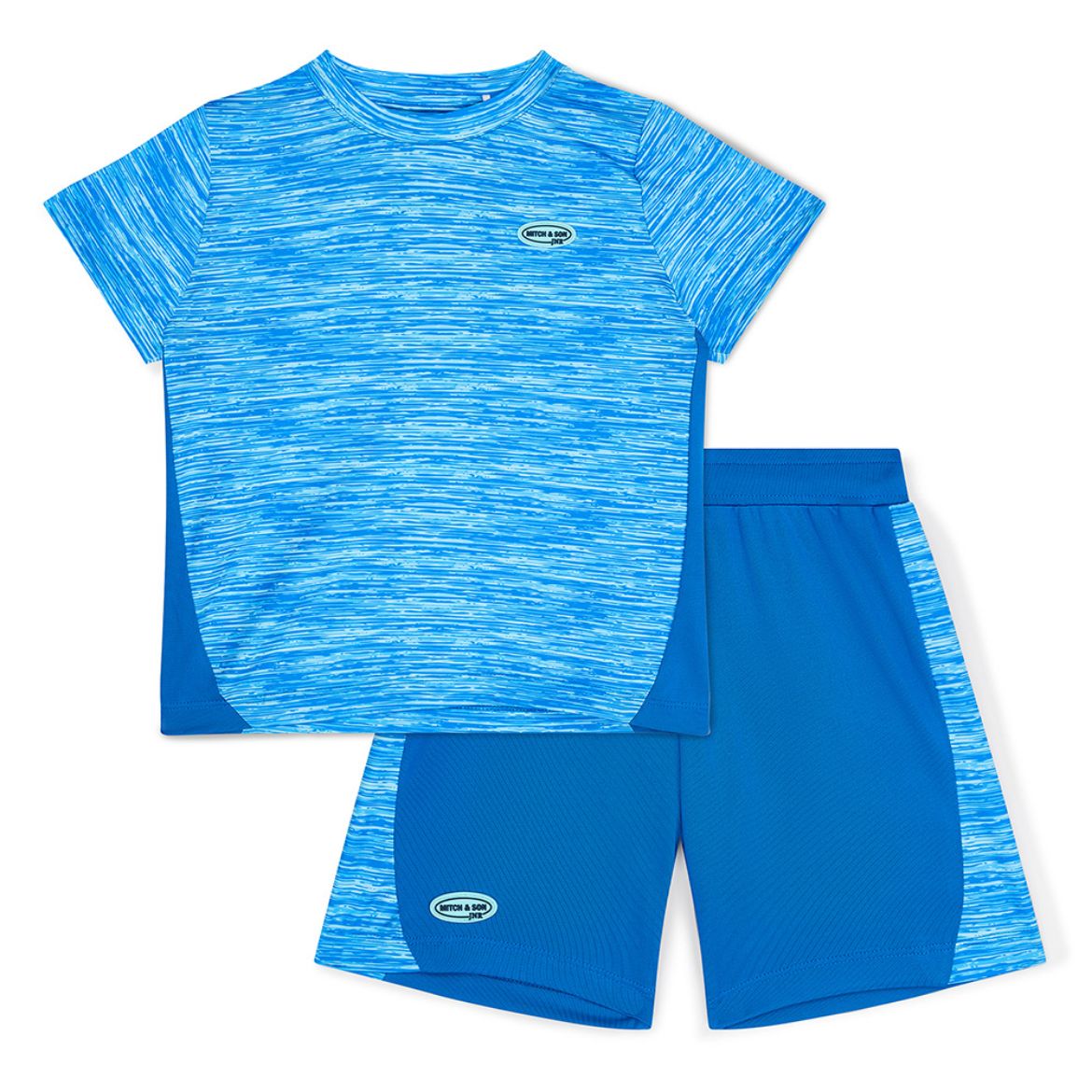 Picture of Mitch & Son Hector Blue Space Dye Short Set