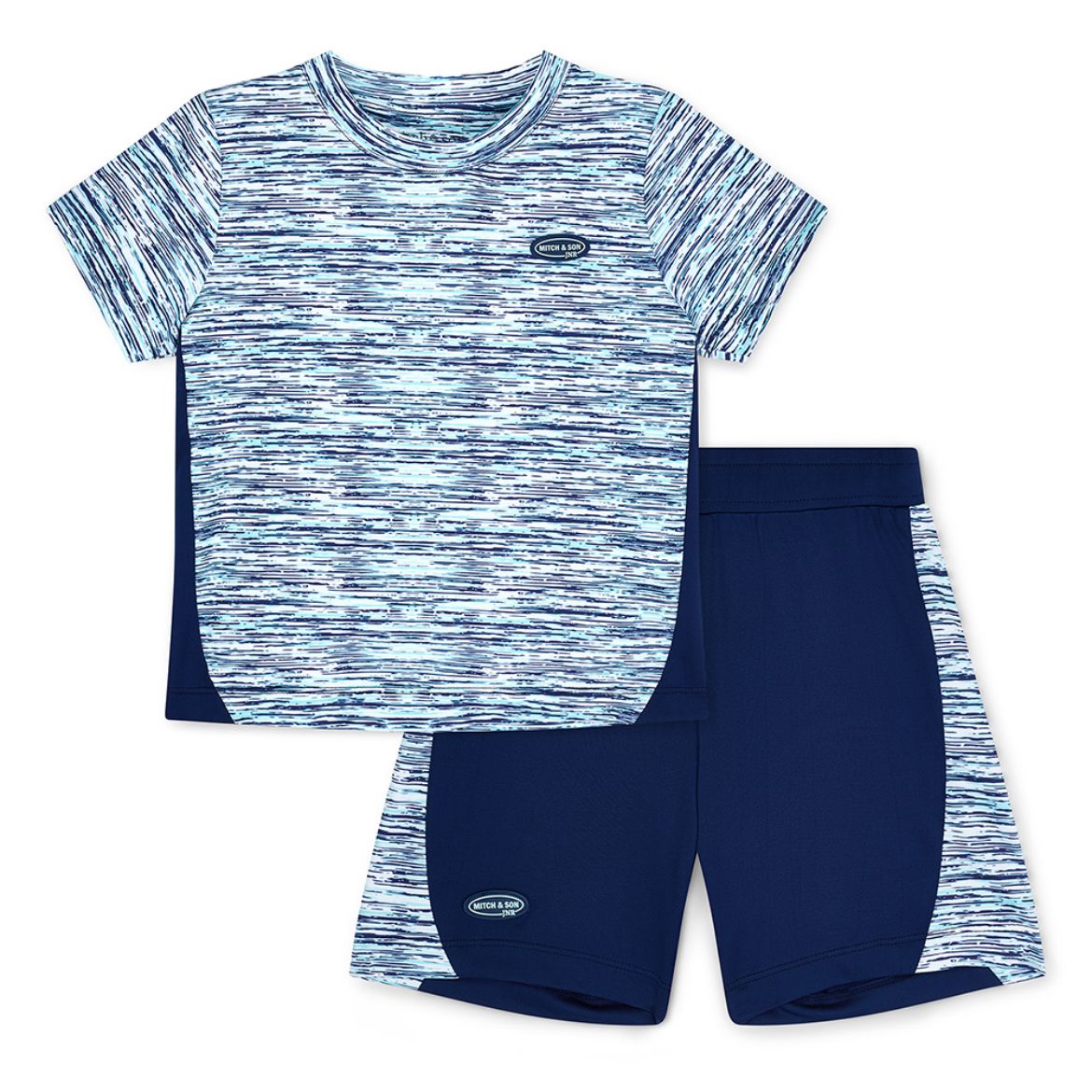 Picture of Mitch & Son Hector Navy Space Dye Short Set
