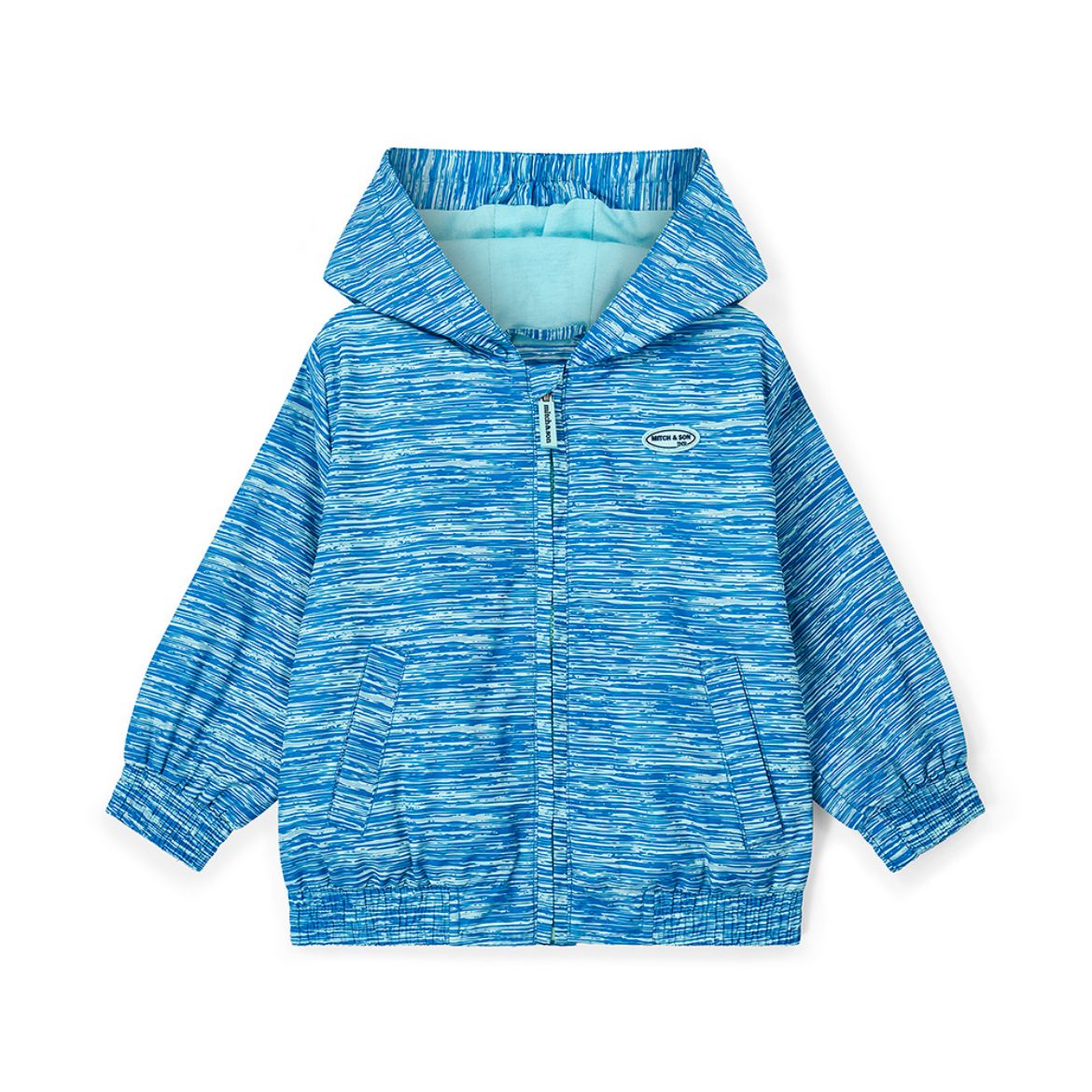 Picture of Mitch & Son Harry Blue Space Dye Jacket