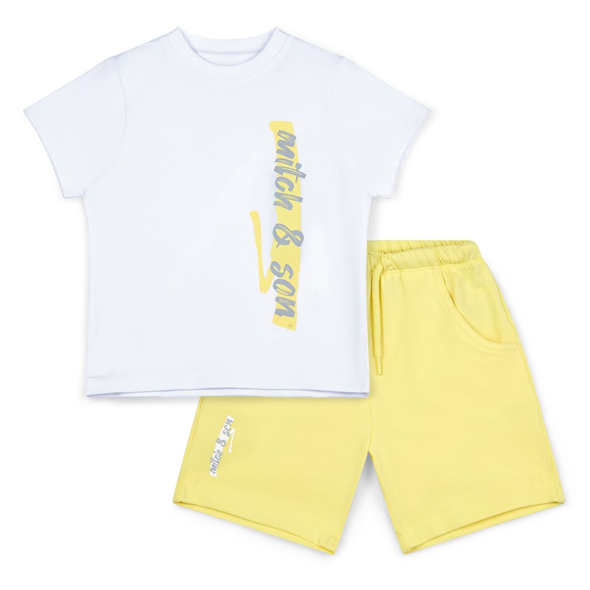 Picture of Mitch & Son Garrison White Short Set