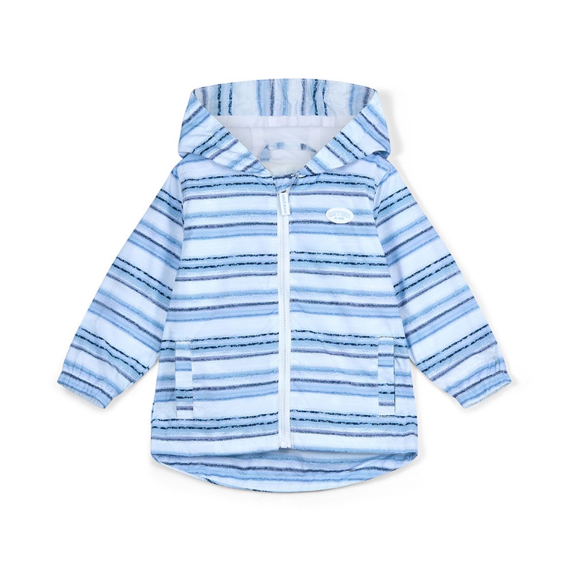 Picture of Mitch & Son Frankie Blue Stripe Hooded Jacket