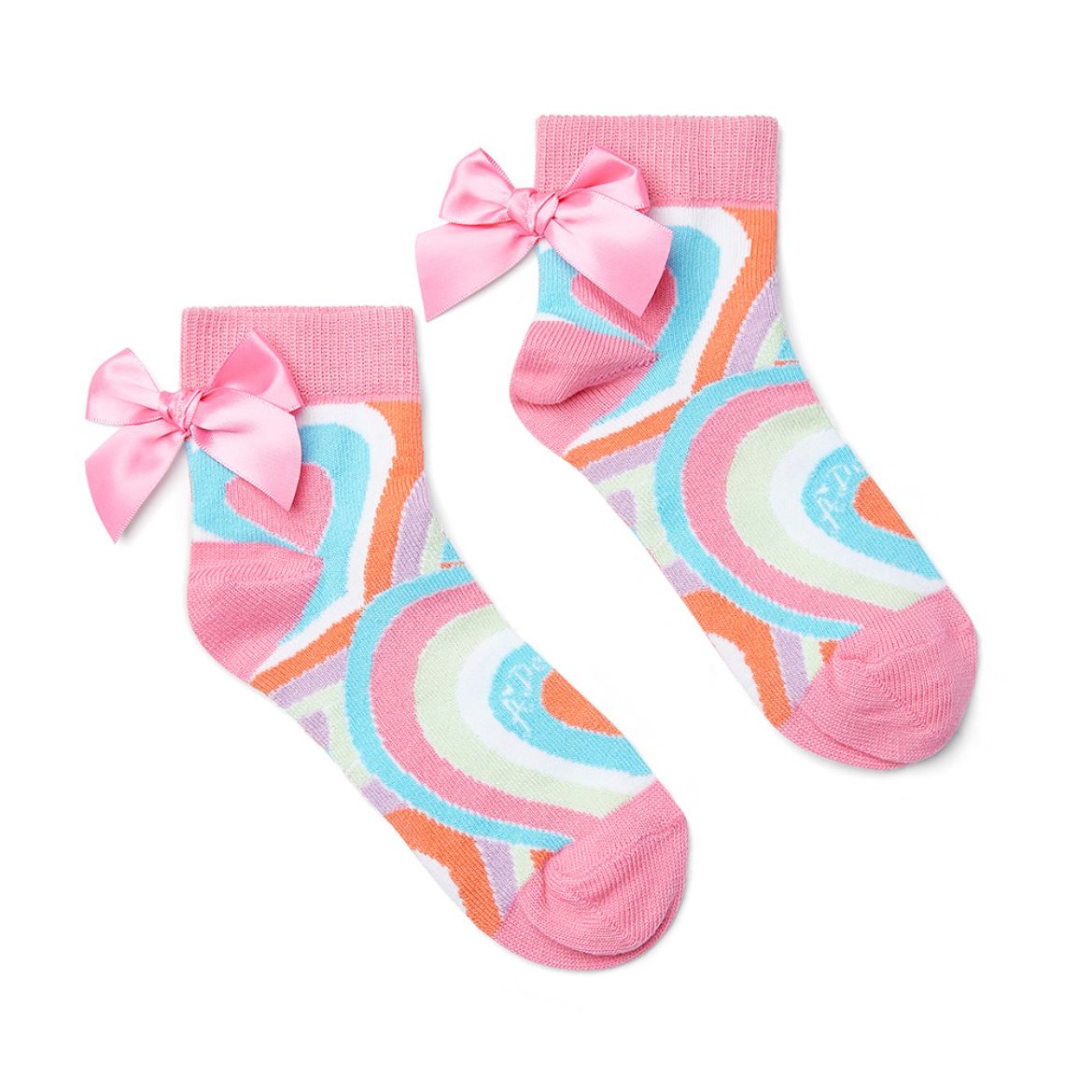 Picture of A Dee Evie Heart Printed Ankle Socks