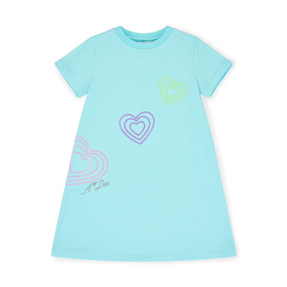 Picture of A Dee Evangeline Turquoise Heart Dress