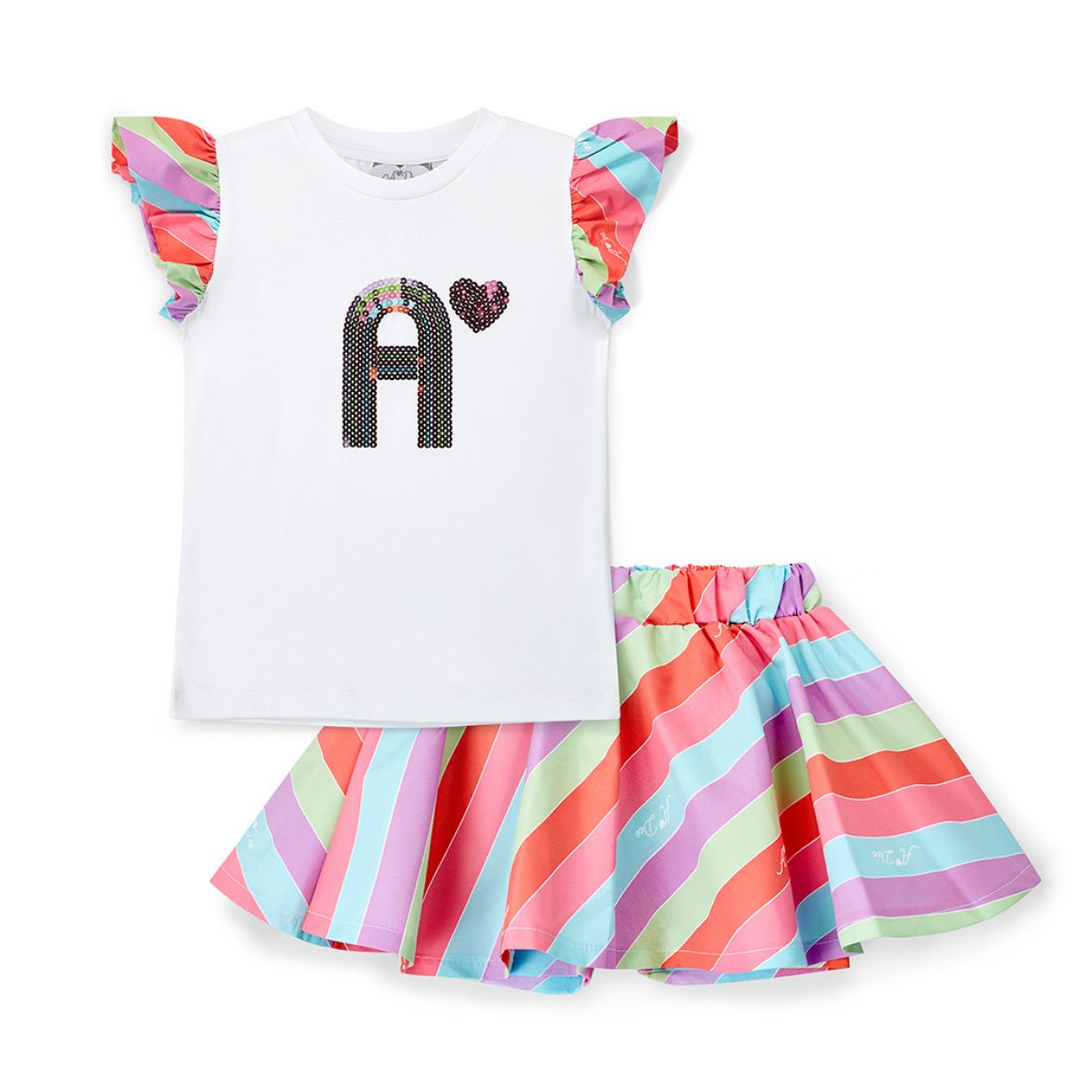 Picture of A Dee Enya Stripe Skort Set