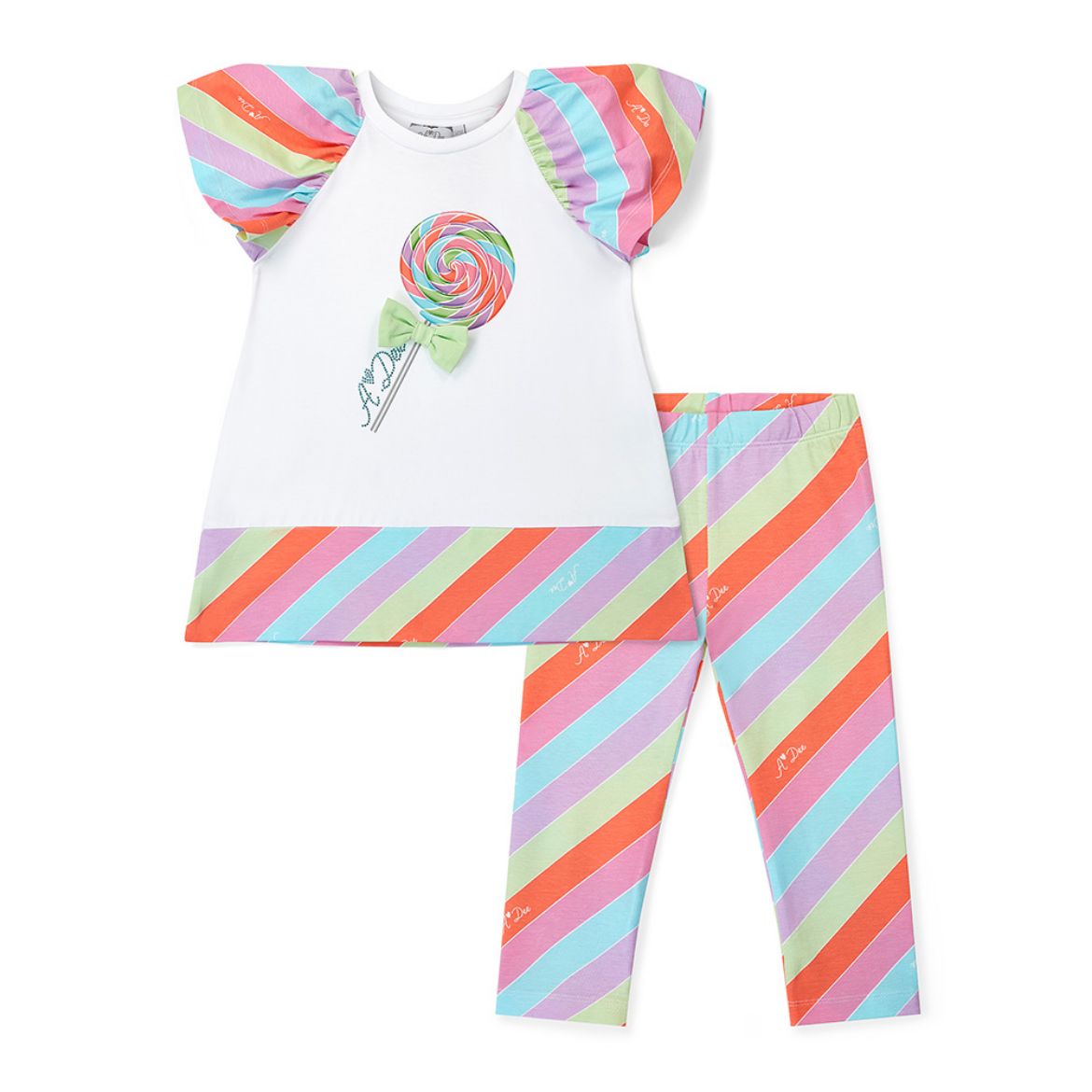Picture of A Dee Eva Stipe Lollipop Leggings Set