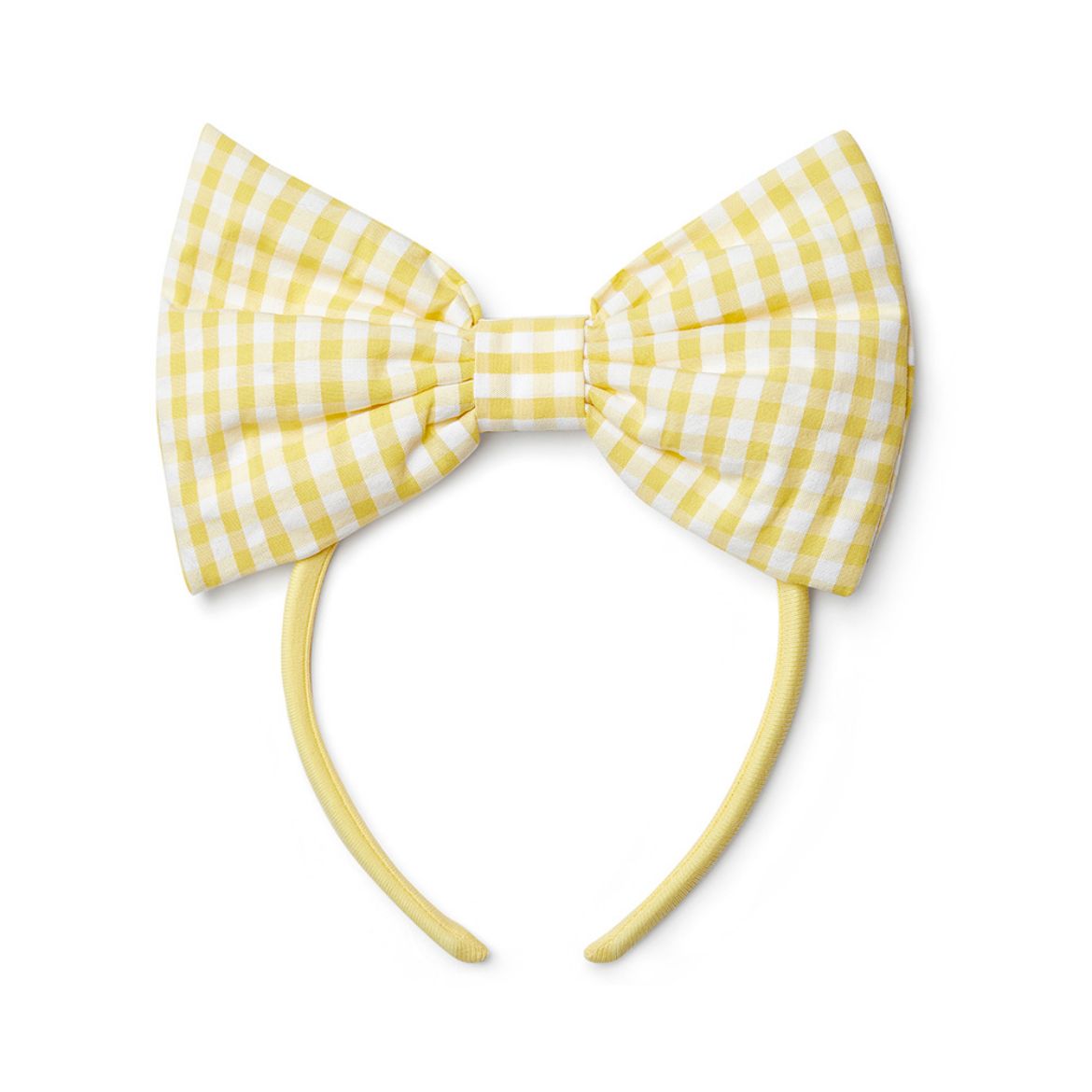 Picture of A Dee Duclie Yellow Check Hairband