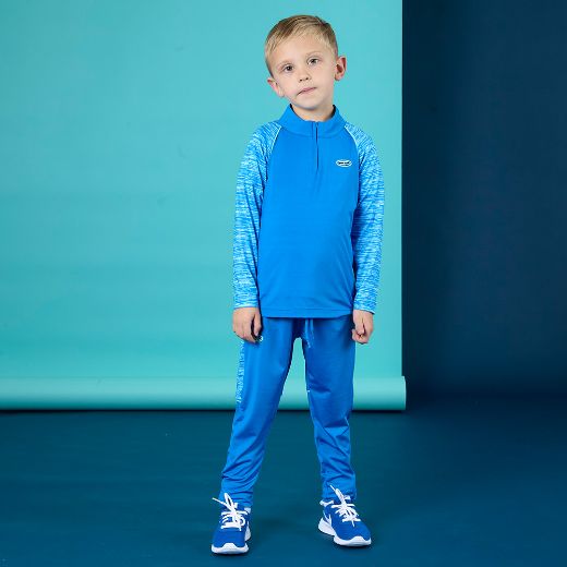 Picture of Mitch & Son Harrison Blue Space Dye Tracksuit