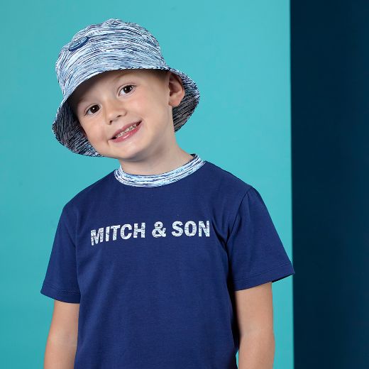 Picture of Mitch & Son Harlow White Space Dye Bucket Hat