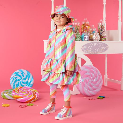 Picture of A Dee Daphne Striped Raincoat