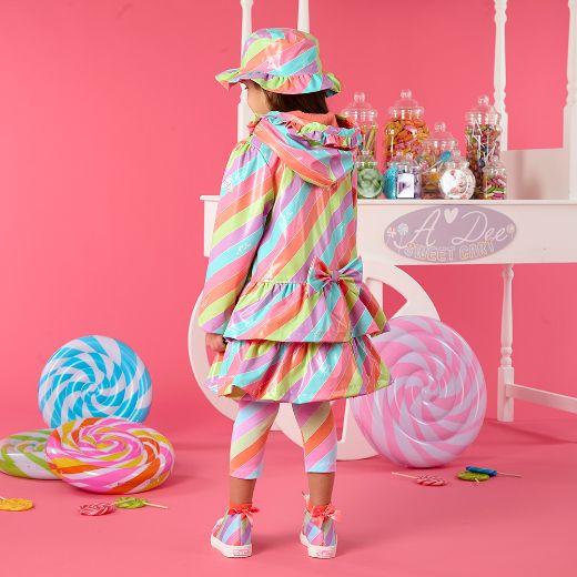 Picture of A Dee Daphne Striped Raincoat