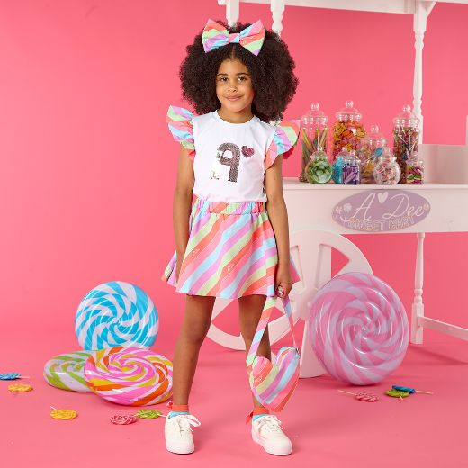 Picture of A Dee Enya Stripe Skort Set