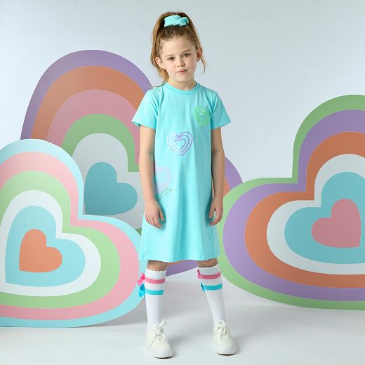Picture of A Dee Evangeline Turquoise Heart Dress