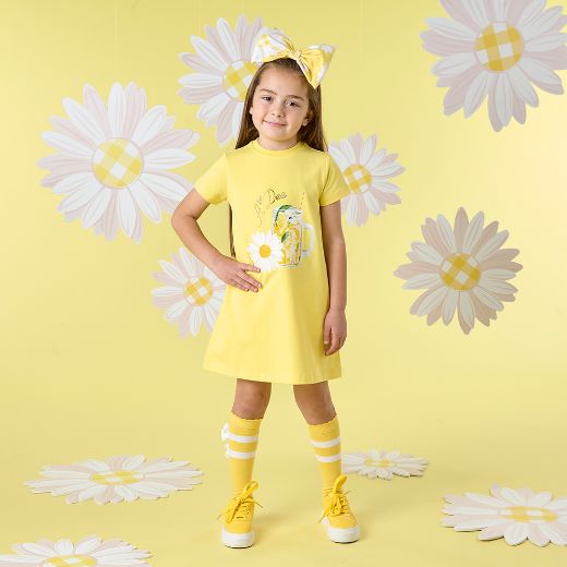 Picture of A Dee Danica Yellow Daisy Dress