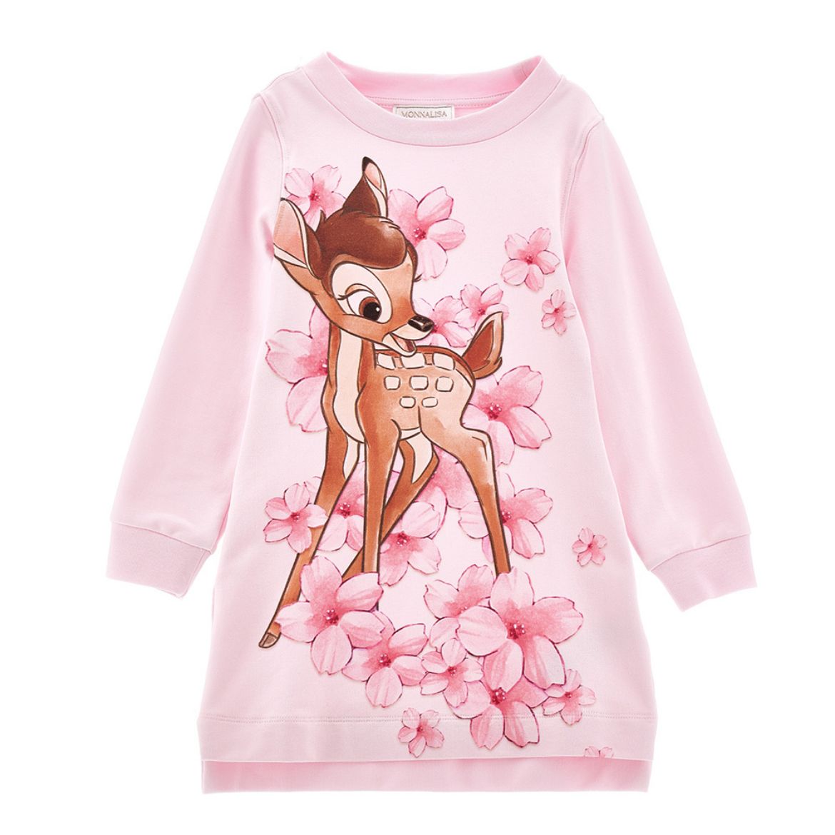 Picture of Monnalisa Bambi Pink Jumper Dress