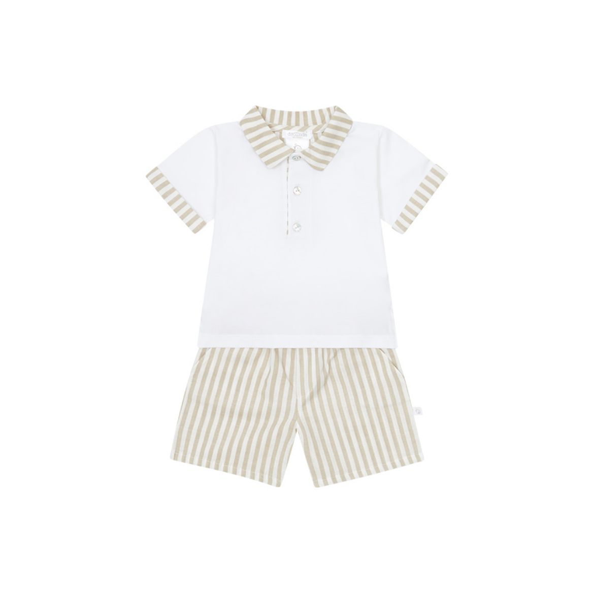 Picture of Deolinda Baby Boys Yellow Polo & Short Set
