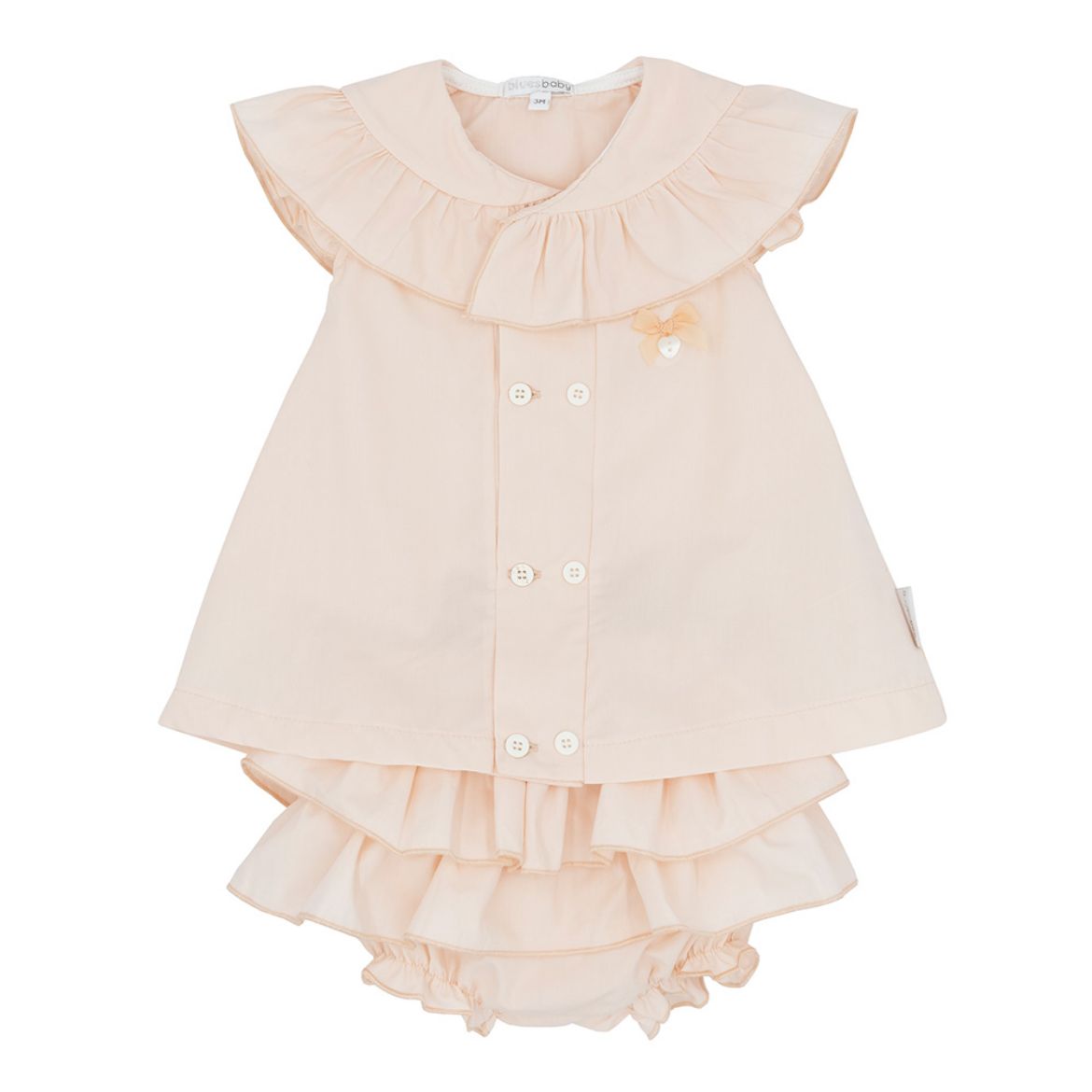 Picture of Blues Baby Girls Peach Jam Pant Set