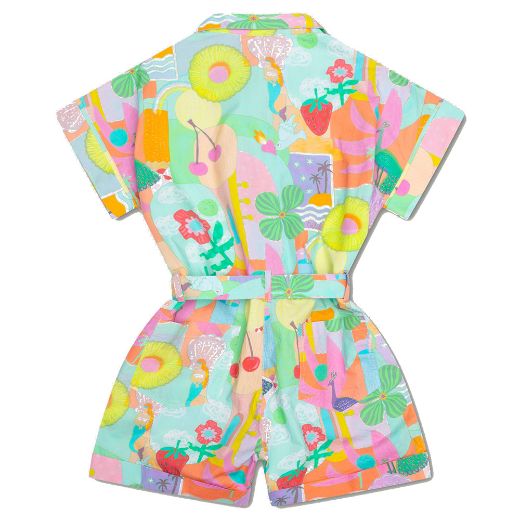 Picture of Oilily Girls Puxy Multi Printed Jumpsuit