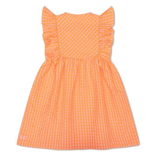 Picture of Oilily Girls Orange Checked Dajour Dress