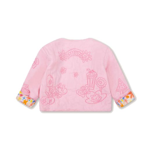 Picture of Oilily Baby Girls Pink Coton Jacket