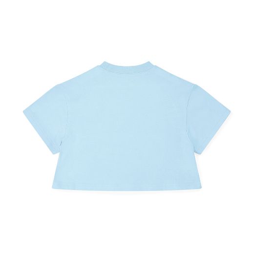 Picture of Bonini Sky Blue Cropped T-Shirt