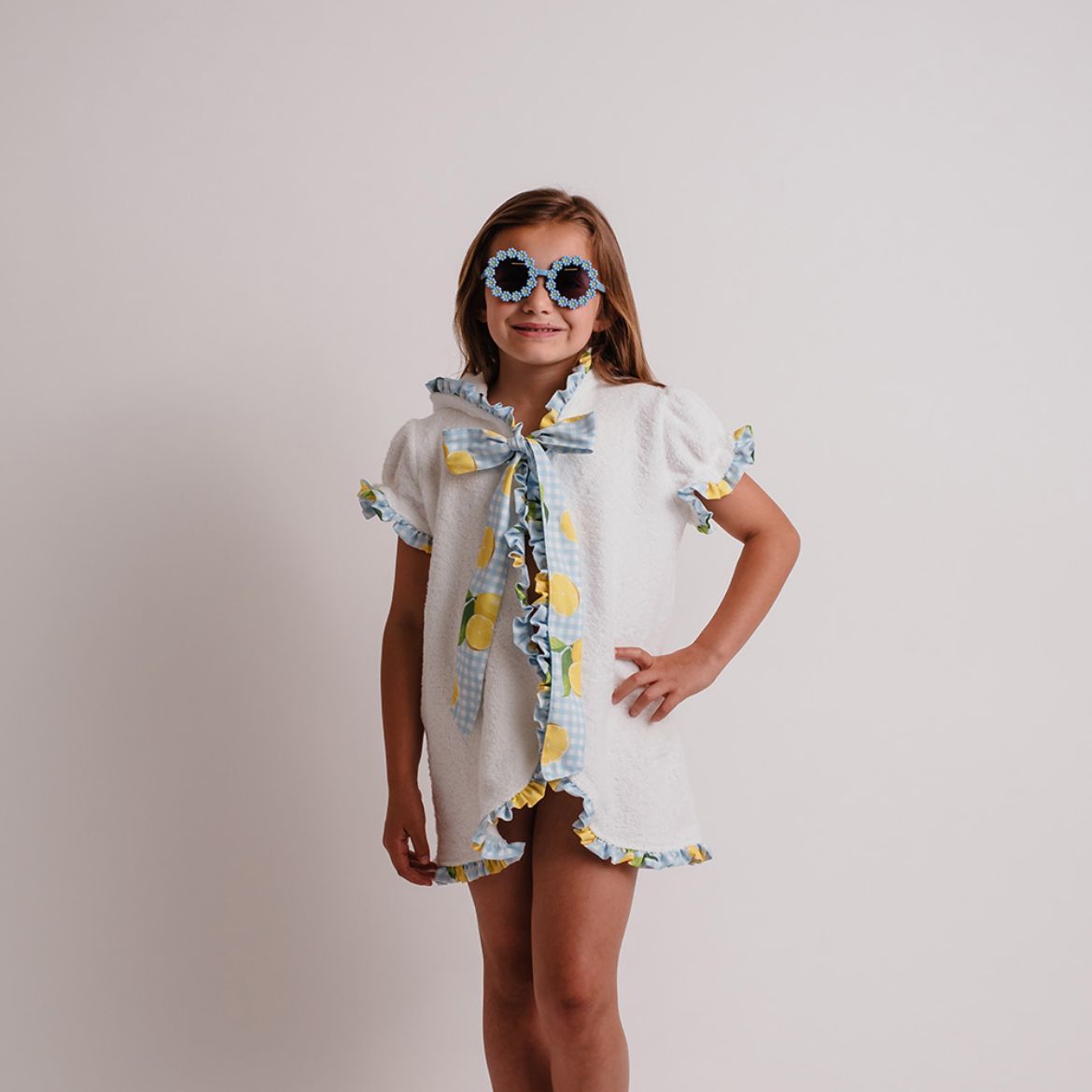 Picture of Meia Pata Girls Lemon Towel Cover Up