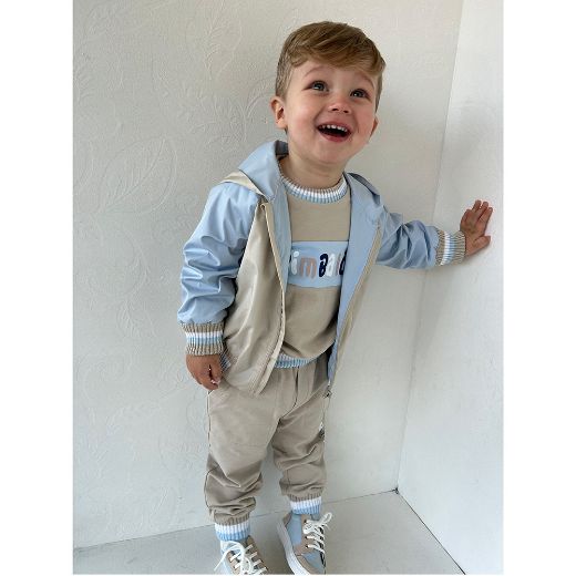 Picture of Bimbalo Boys Beige Tracksuit