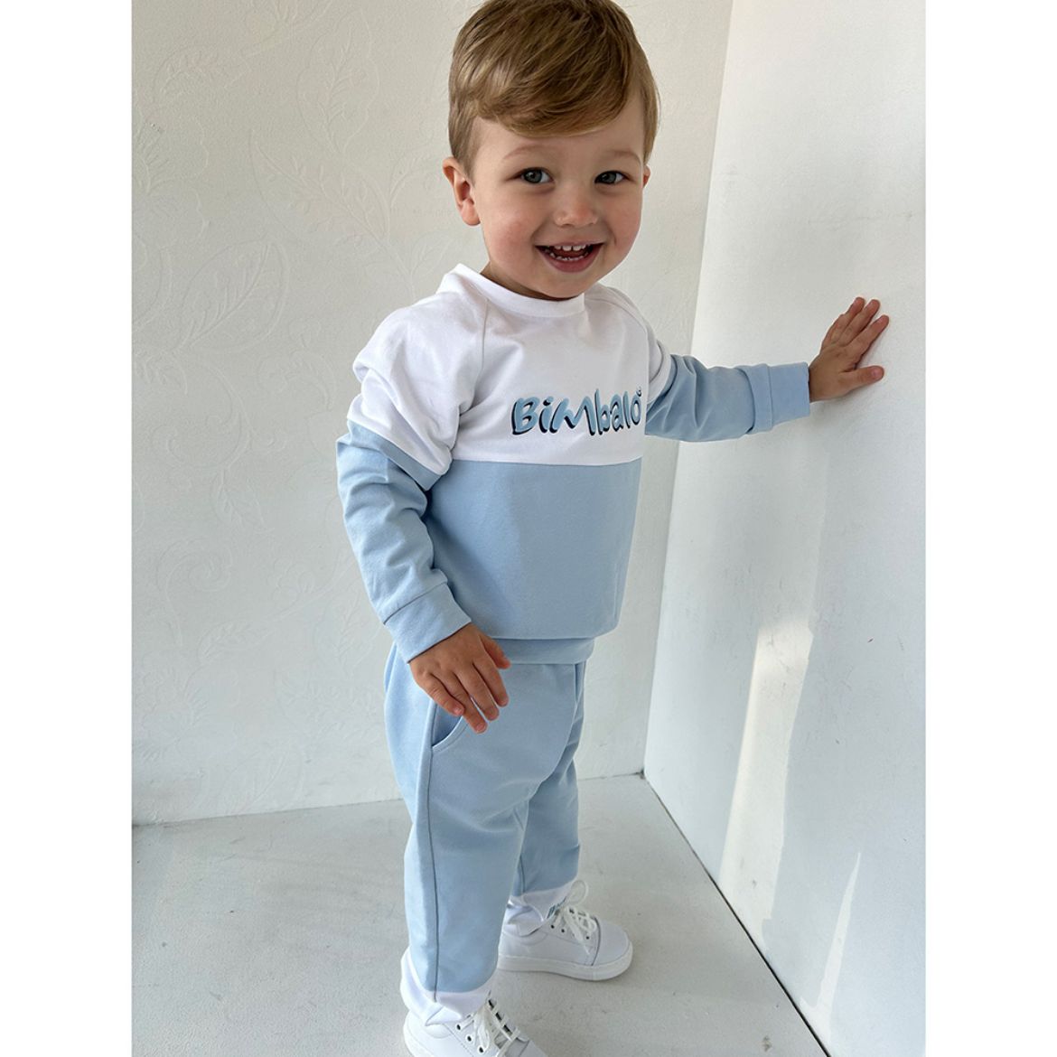 Picture of Bimbalo Boys Blue & White Tracksuit
