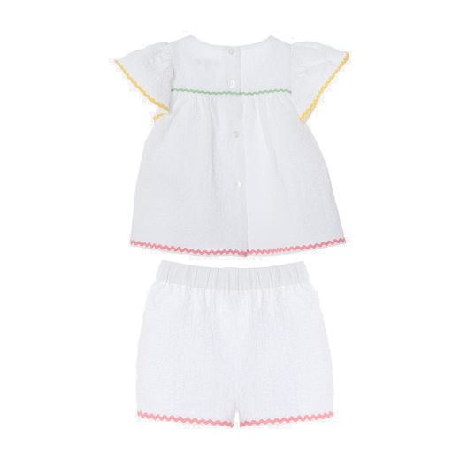 Picture of Patachou Girls White Short Set