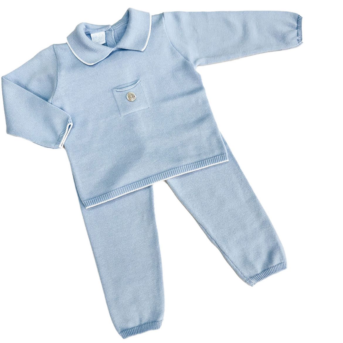 Picture of Granlei Boys Blue Knitted Tracksuit