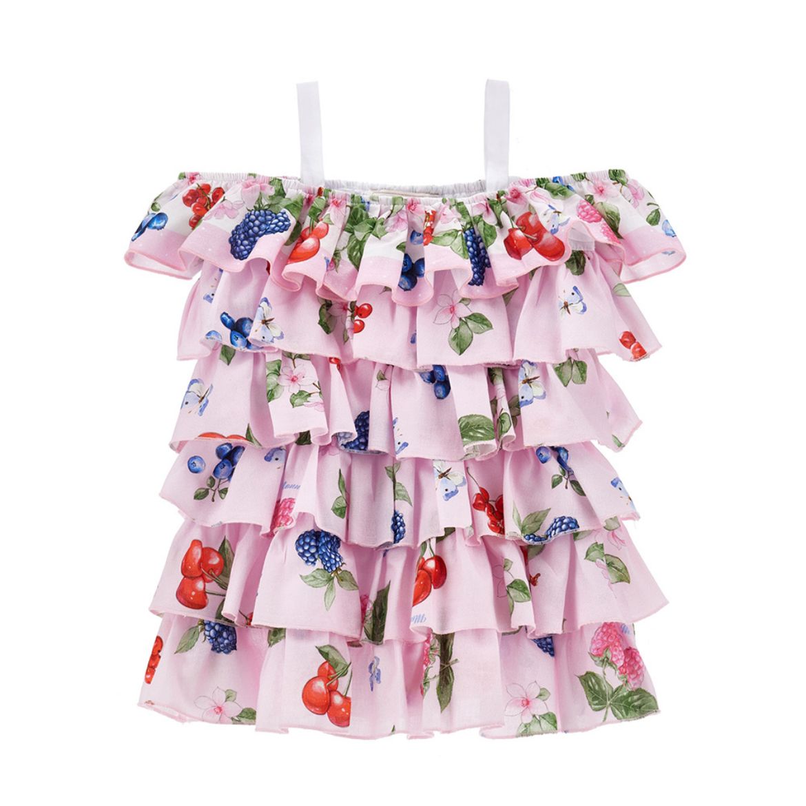 Picture of Monnalisa Pink Flower Dress 