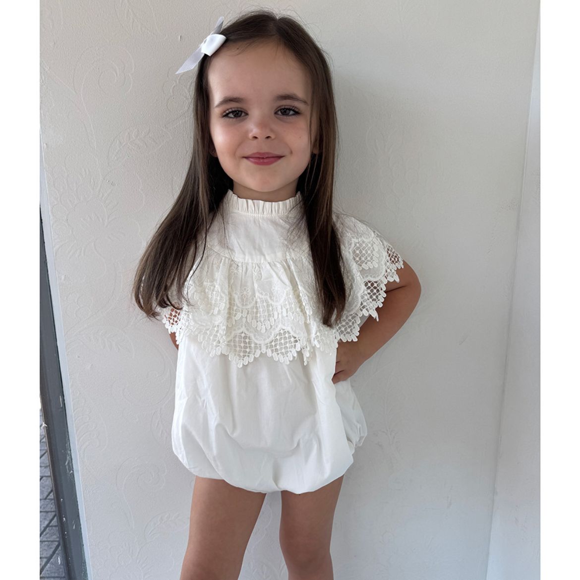 Picture of Phi White Lace Romper