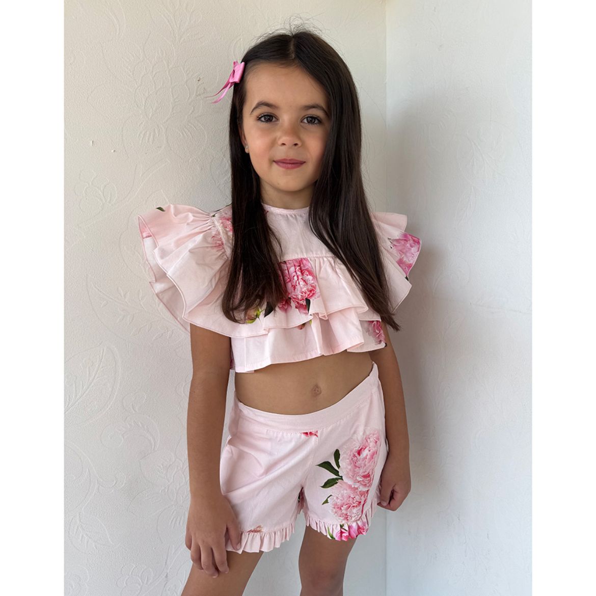 Picture of Phi Pink Peony Top & Short Set