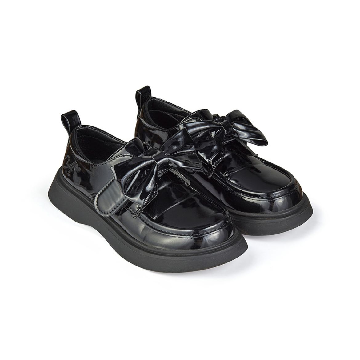 Picture of A Dee Mary Bow Black Shoe