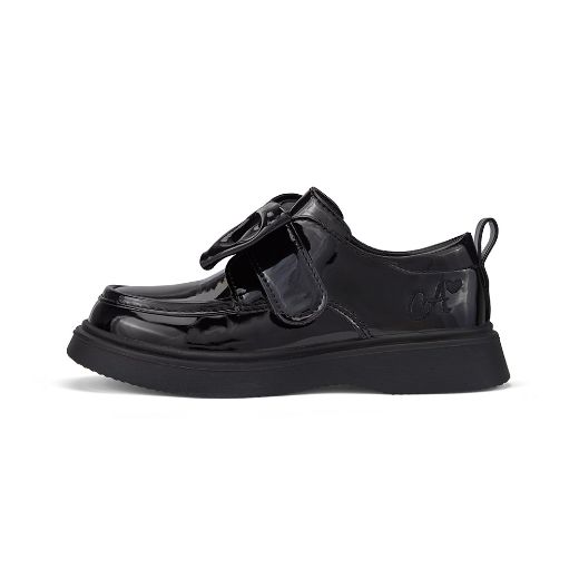 Picture of A Dee Mary Bow Black Shoe