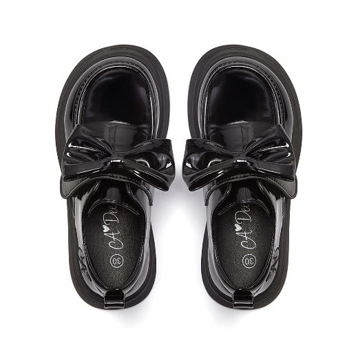 Picture of A Dee Mary Bow Black Shoe