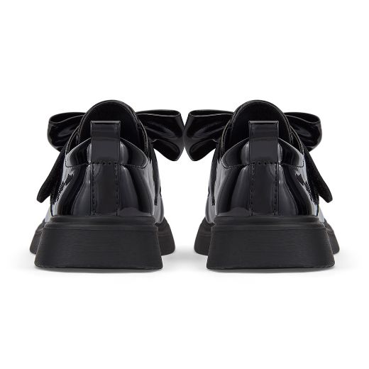 Picture of A Dee Mary Bow Black Shoe