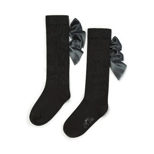 Picture of A Dee Poppy Grey Knee Socks