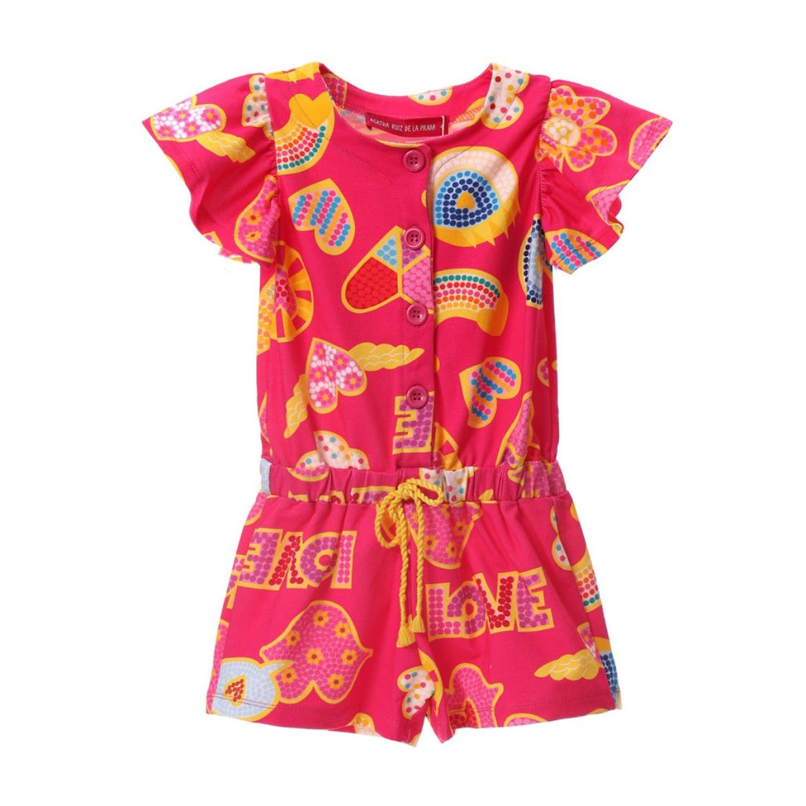 Picture of Agatha Ruiz De La Prada Pink Love Playsuit
