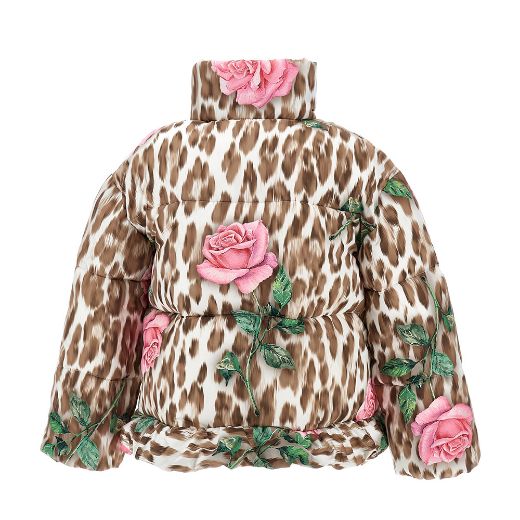 Picture of Monnalisa Rose Leopard Coat