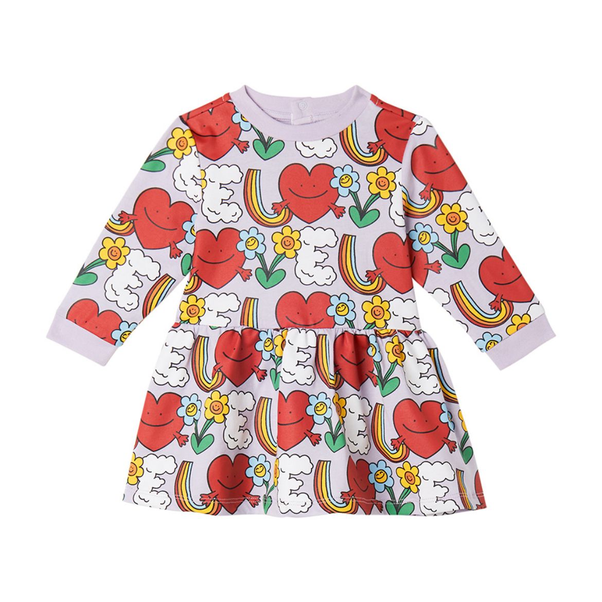 Picture of Stella Mc Cartney Baby Girl Lilac Love Dress