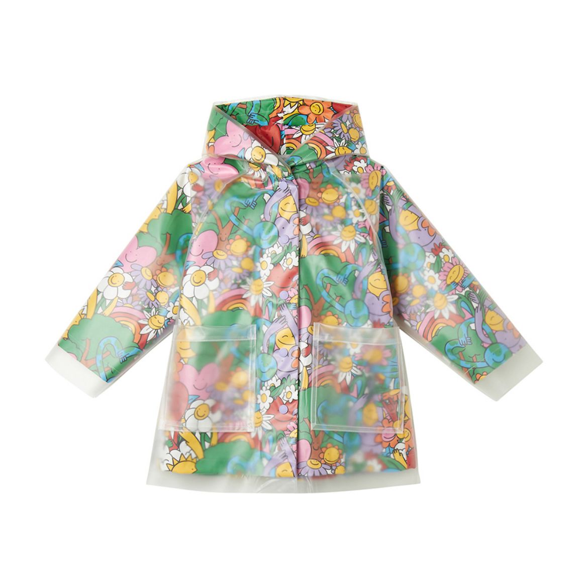 Picture of Stella Mc Cartney Girls Flower Rain Jacket