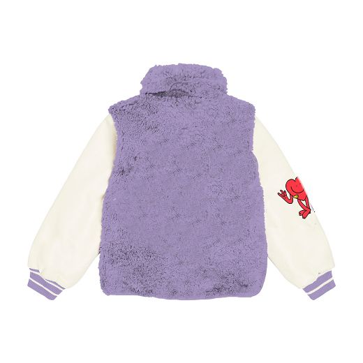 Picture of Stella Mc Cartney Girls Lilac Faux Fur Jacket