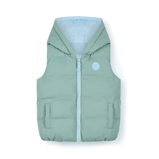 Picture of Mitch & Son James Sky Blue reversible Gilet