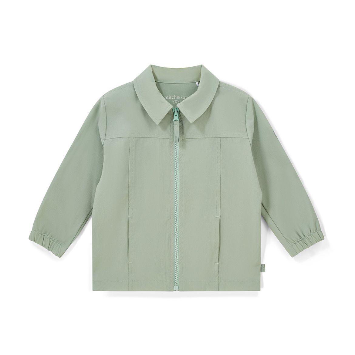 Picture of Mitch & Son Jacob Icey Jade Nylon Shacket